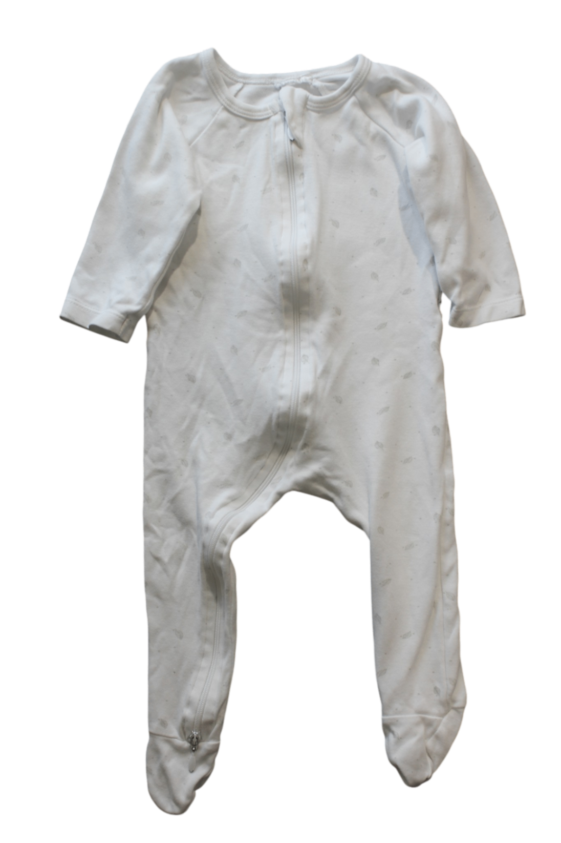 Purebaby Jumpsuit, White, 0