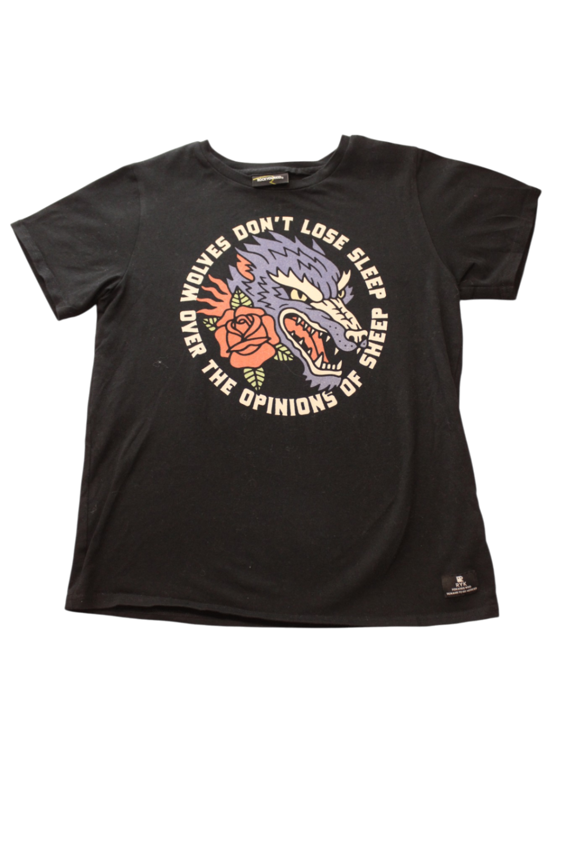 Rock Your Kid T-Shirt, Black, 10