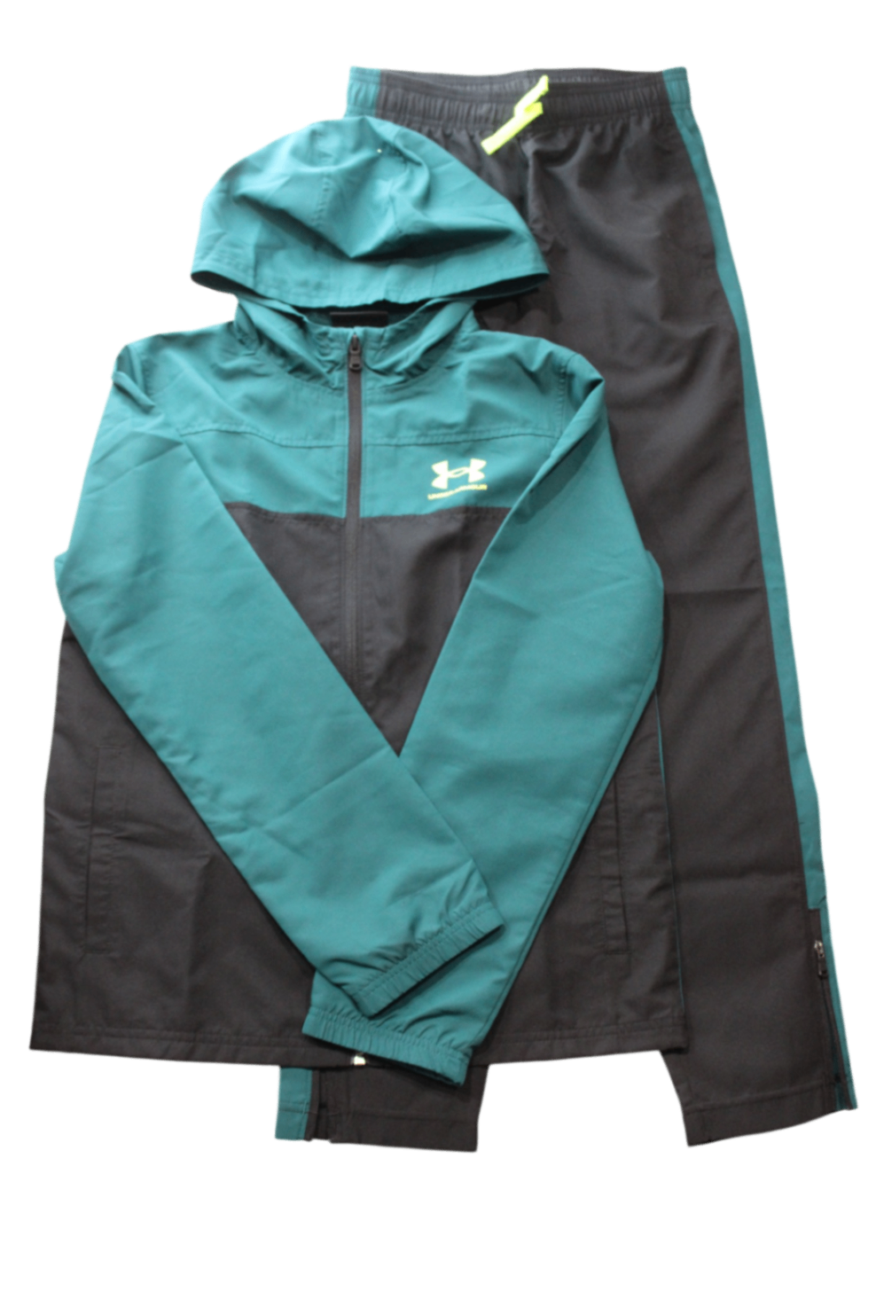 Under Armour Tracksuit Set, Teal and black, 12-14