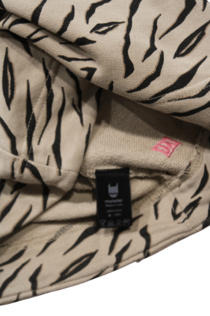 Munster Hoodie, Beige, Not visible