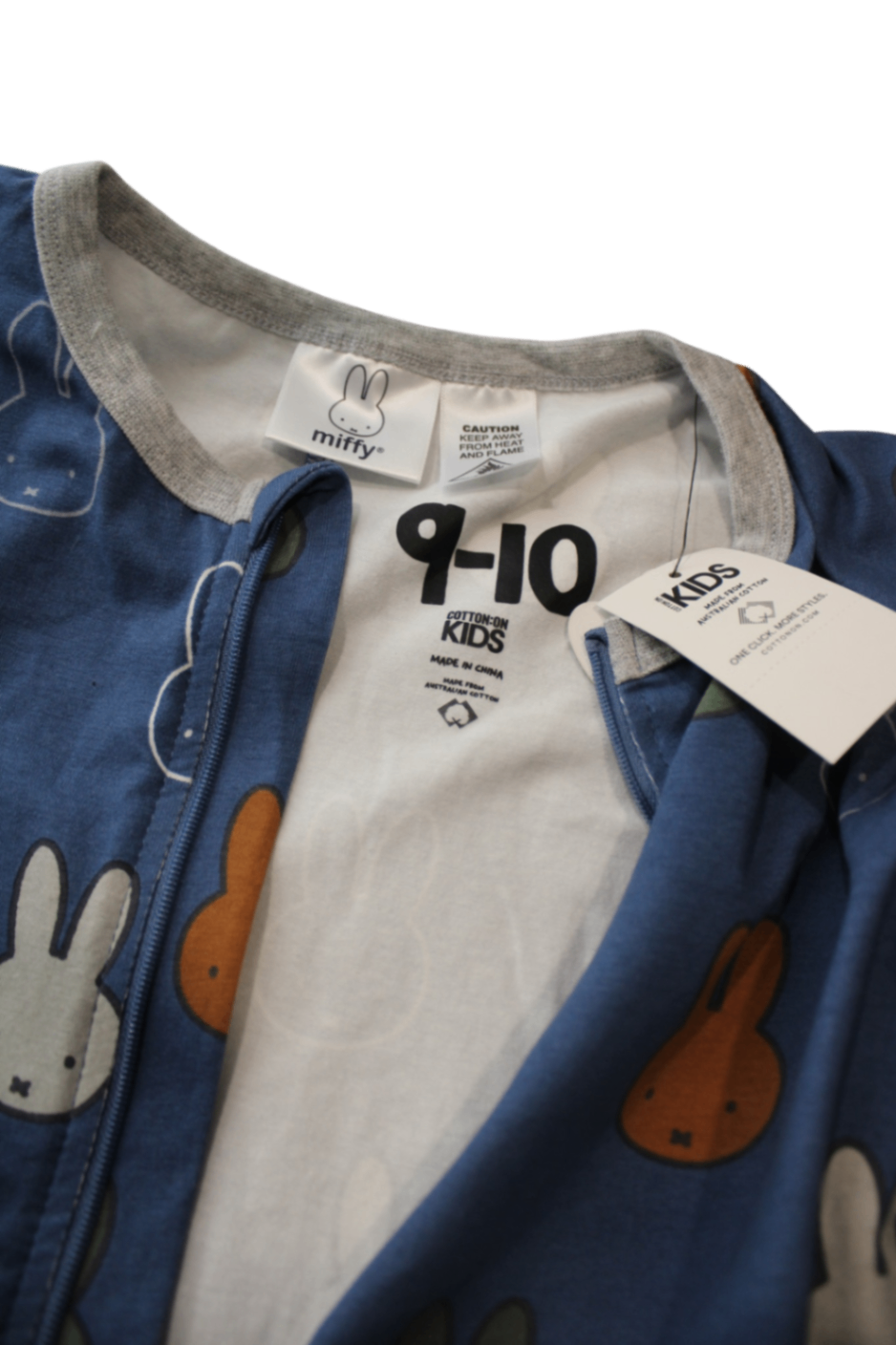 Cotton On Kids / Miffy Jumpsuit, Blue, 9-10
