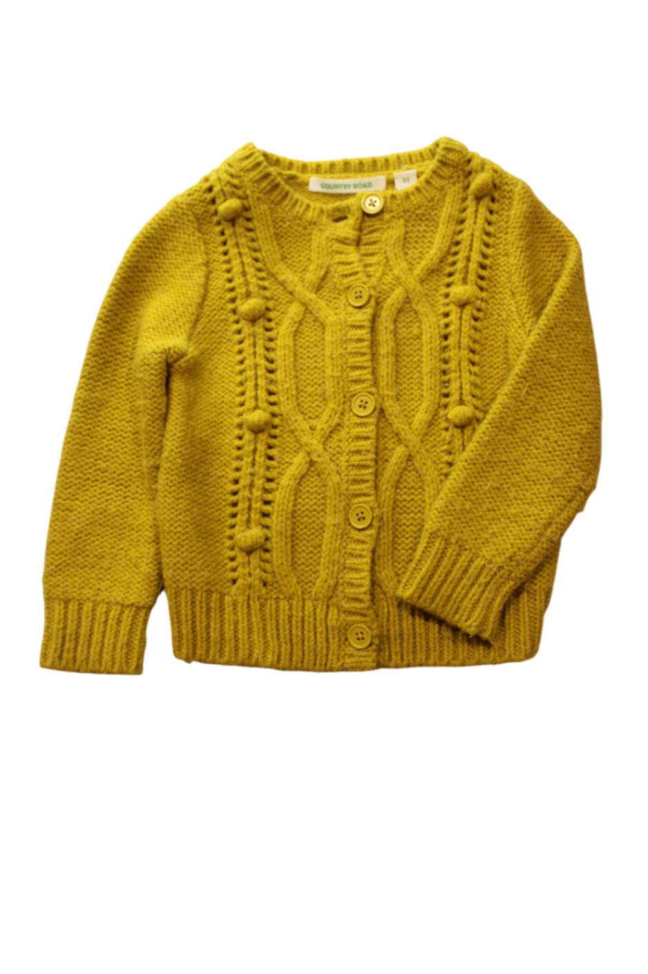 Country Road Cardigan, Mustard Yellow, 3