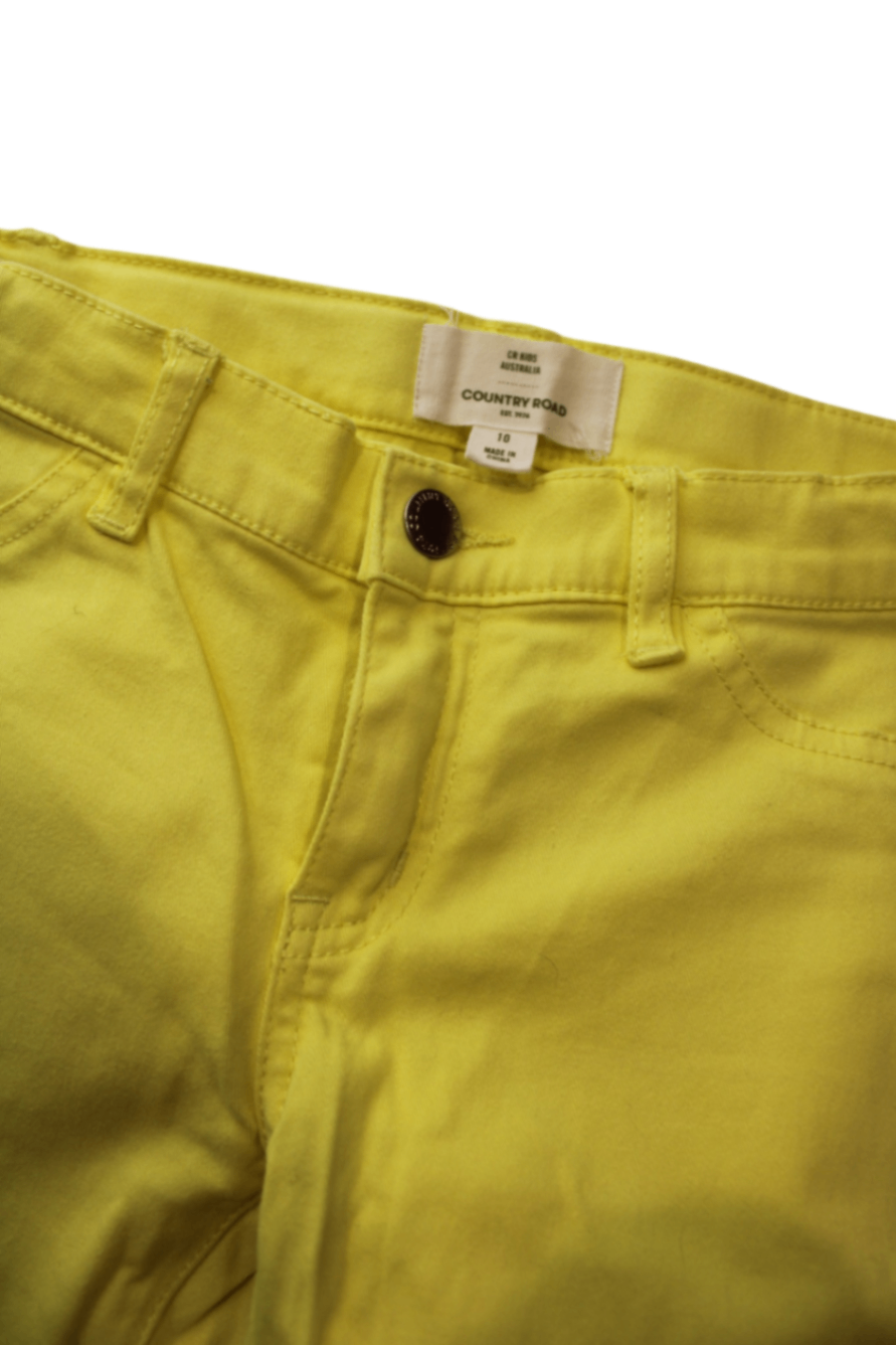 Country Road Pants, Yellow, 10