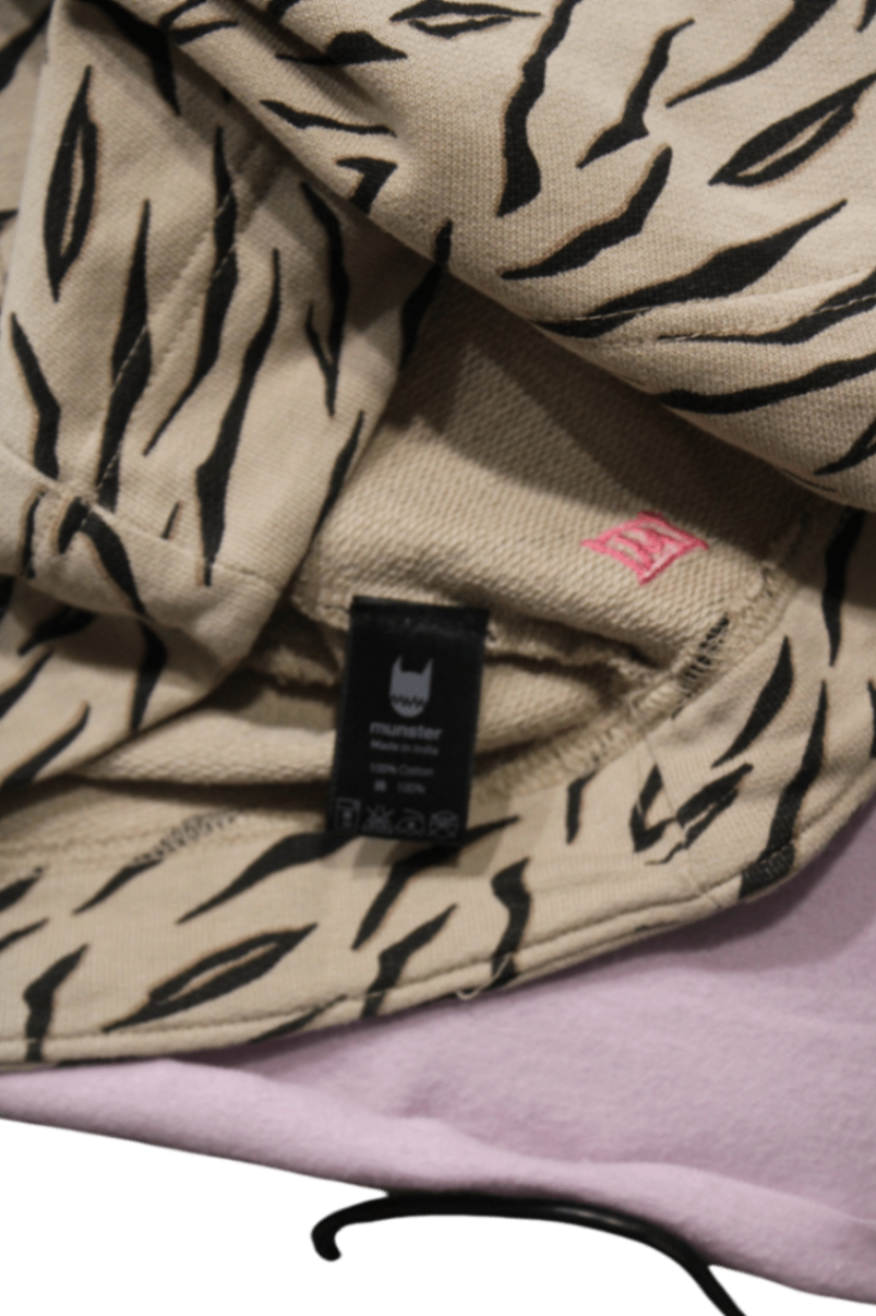 Munster Hoodie, Beige, Not visible