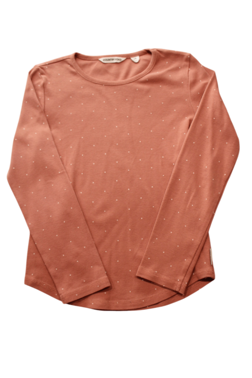 Country Road Long-Sleeve T-Shirt, Pink, 8
