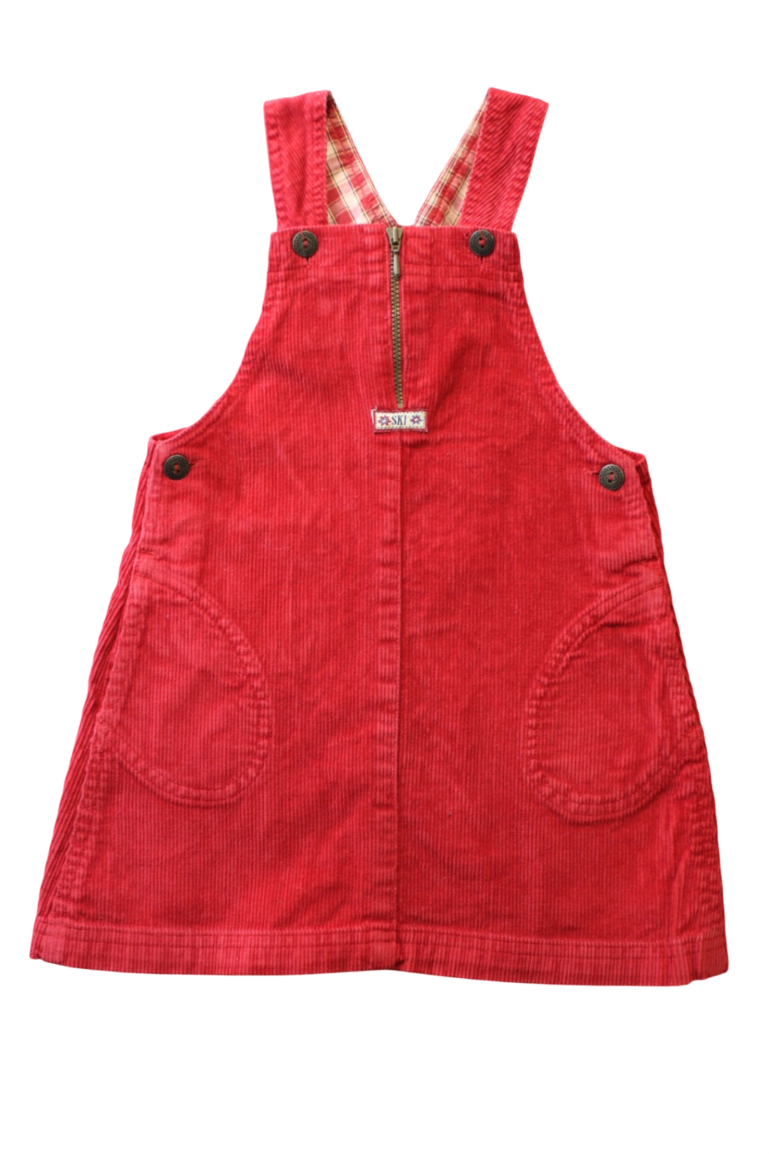 Adams Pinafore, Red, 2
