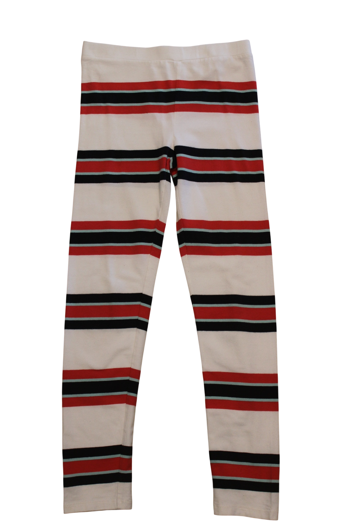 Country Road Leggings, Cream, Red, Black and Light Blue, 10