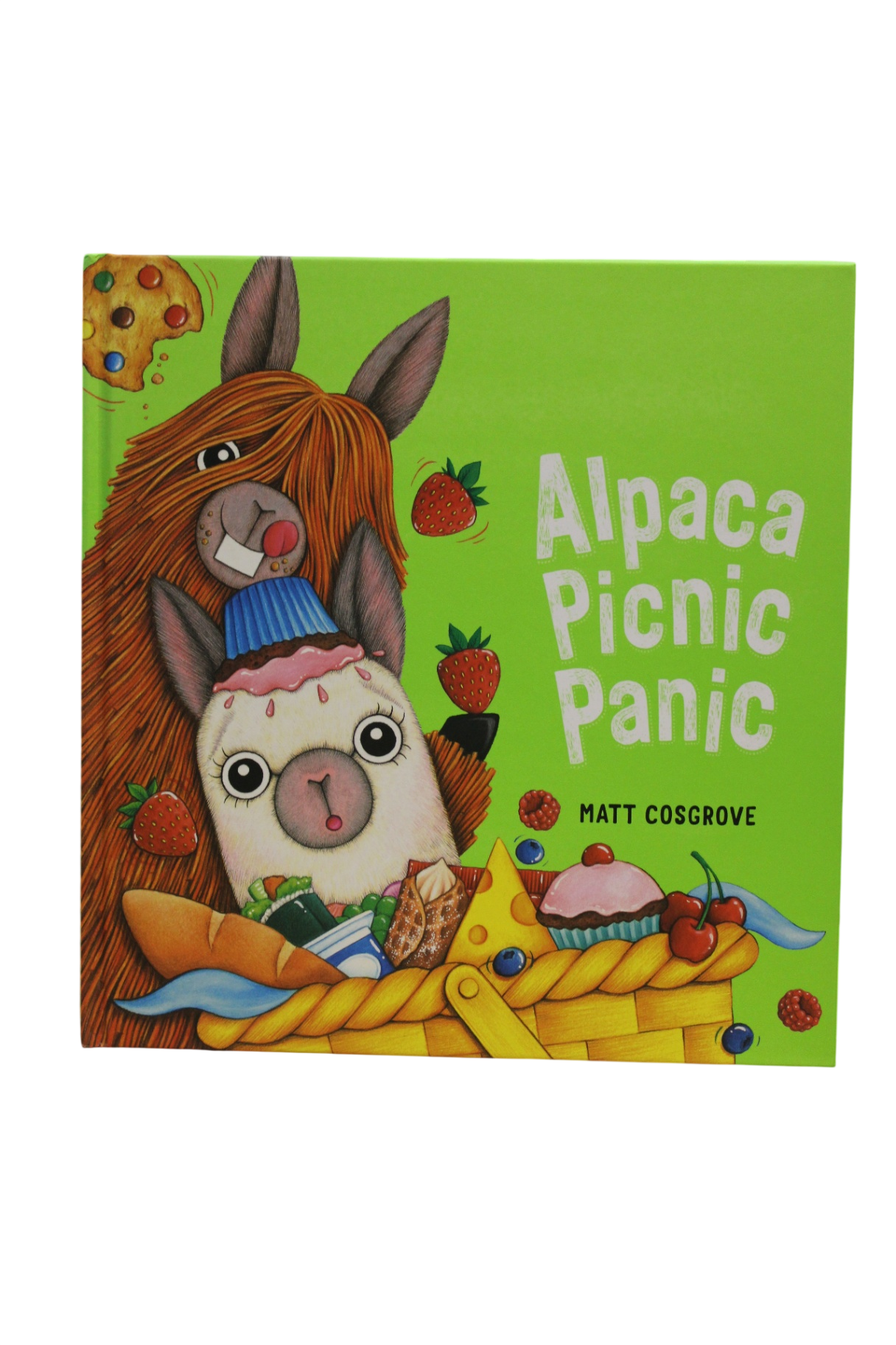 Alpaca Picnic Panic Book, Green,