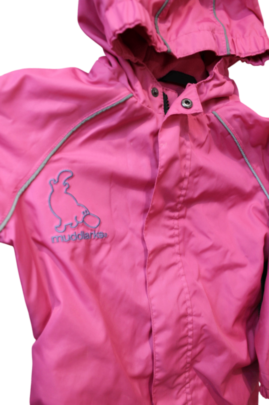 Muddlarks Rain Overalls, Pink, 4