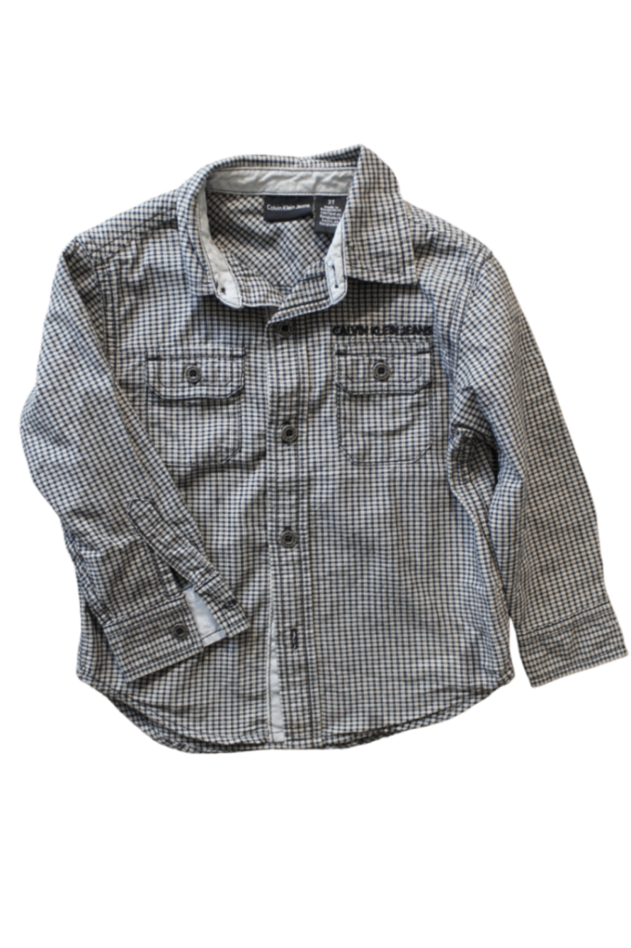 Calvin Klein Jeans Shirt, Grey check, 2