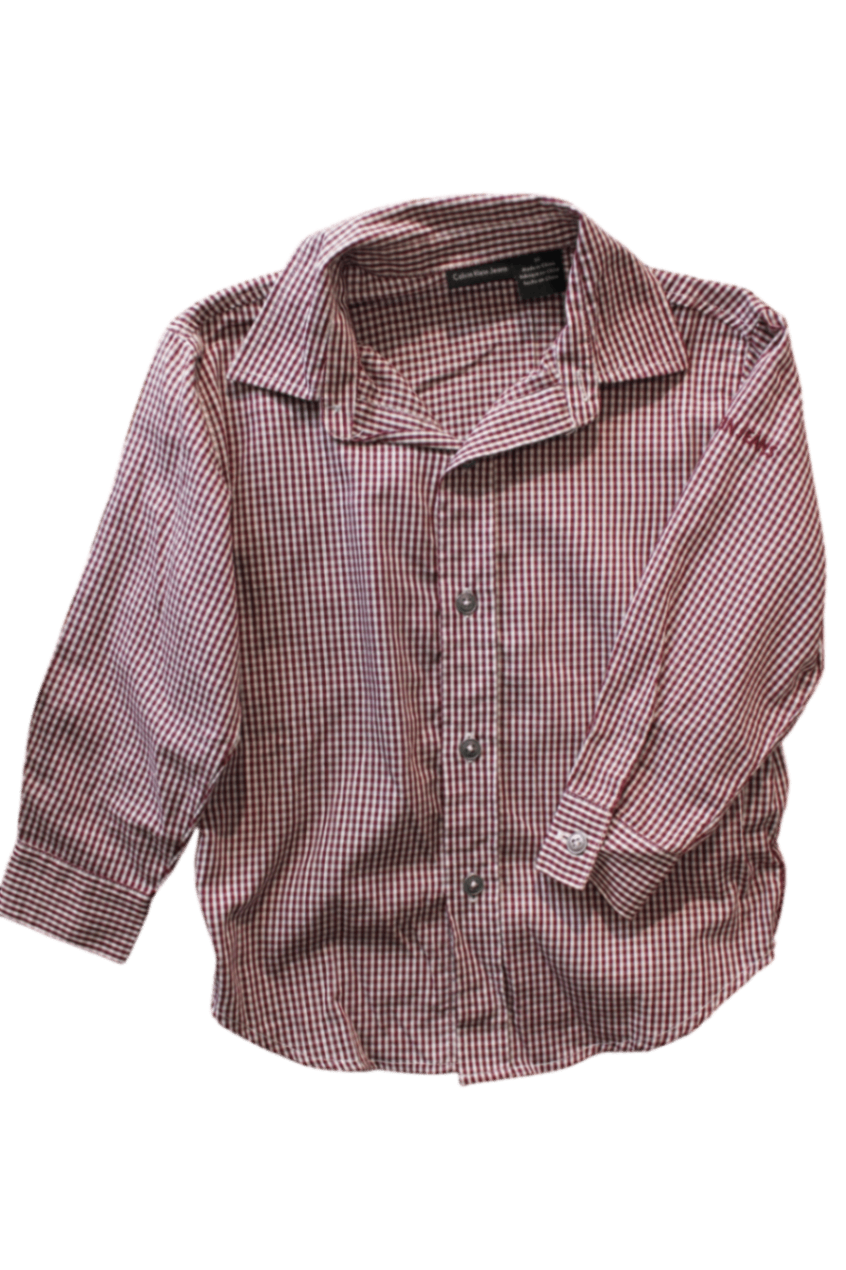 Calvin Klein Jeans Shirt, Red check, 3