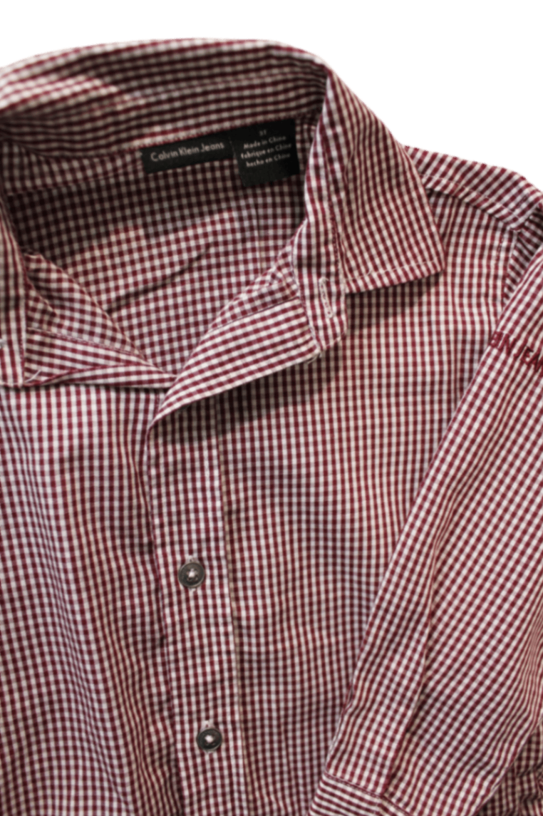 Calvin Klein Jeans Shirt, Red check, 3