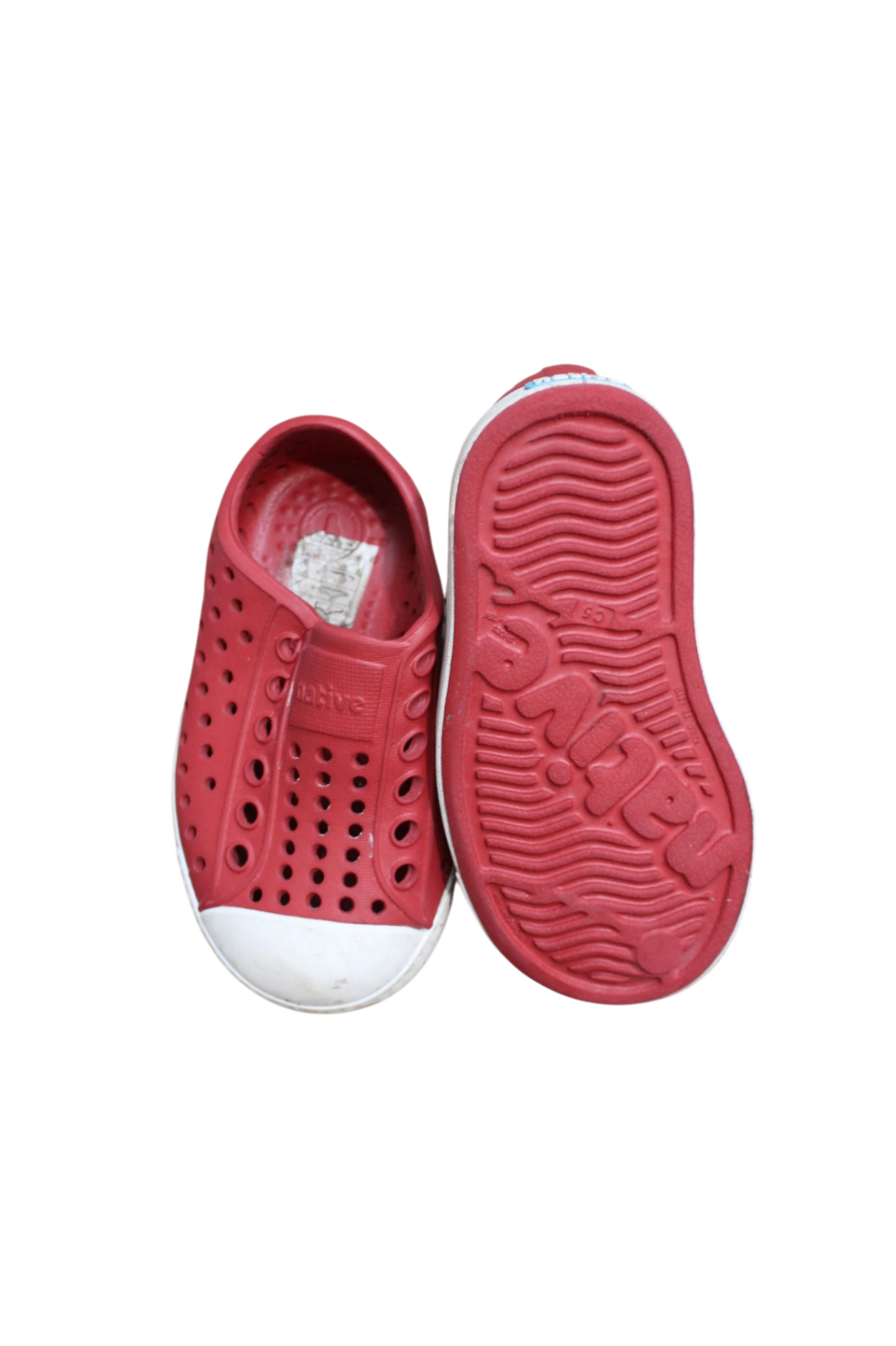 Native Shoes, Red, US 5/EUR 20