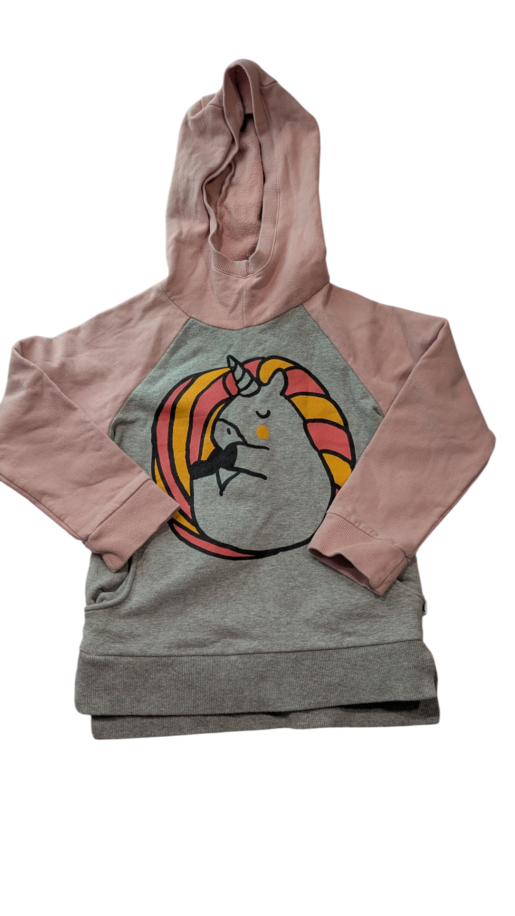Minti Jumper, Pink and grey, 7