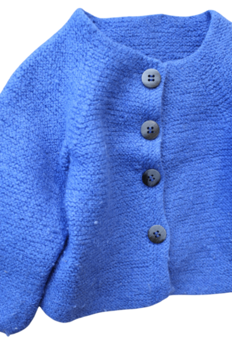 Handknit Knitwear, Blue, 0-1