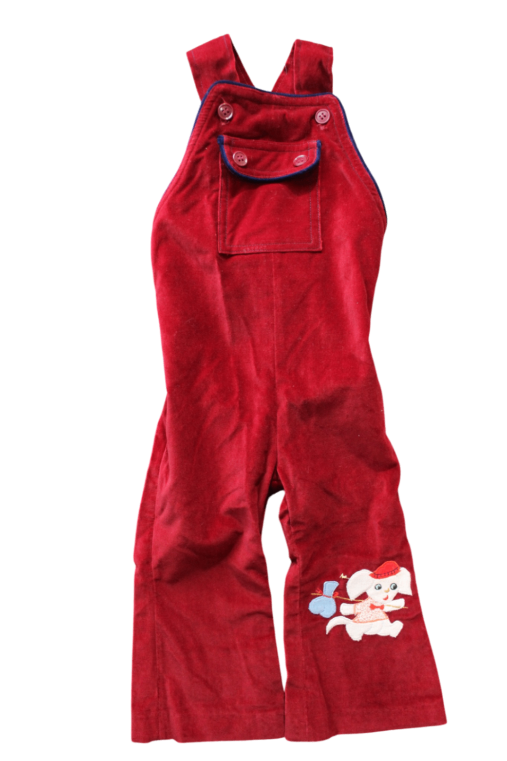 Vintage Overalls, maroon, 0