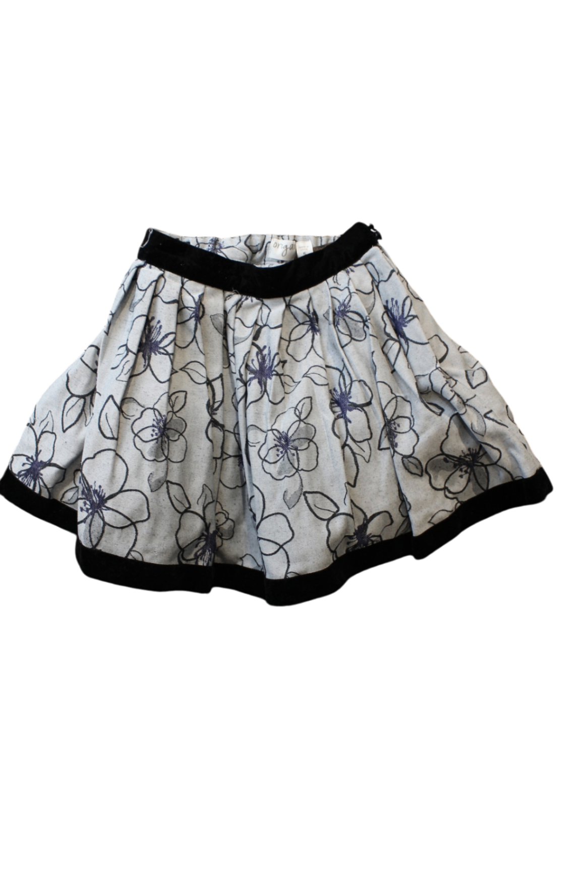 Origami Skirt, Grey, 5