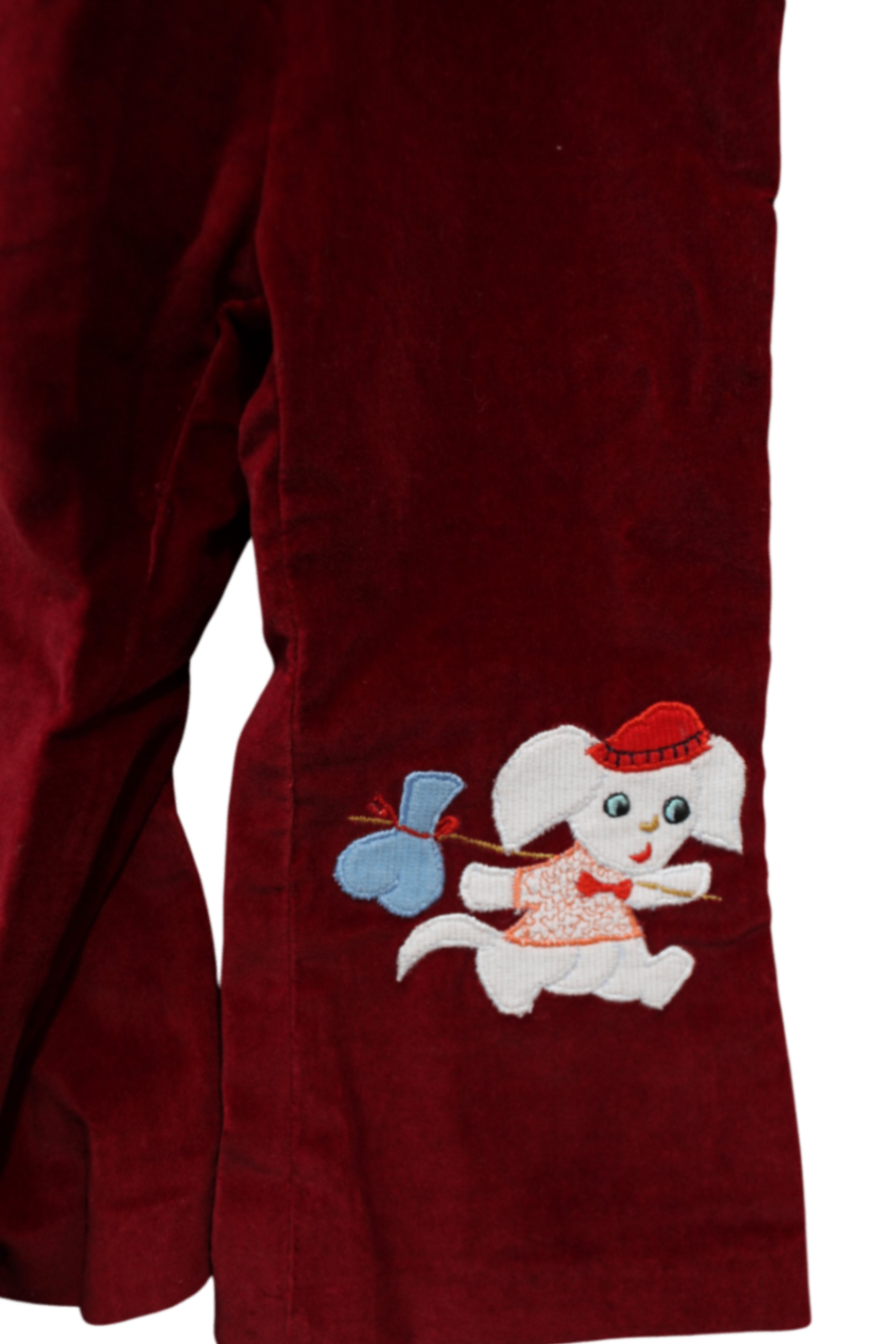 Vintage Overalls, maroon, 0