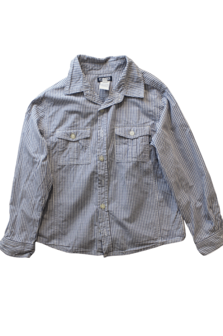 Fred Bare Shirt, Blue check, 7