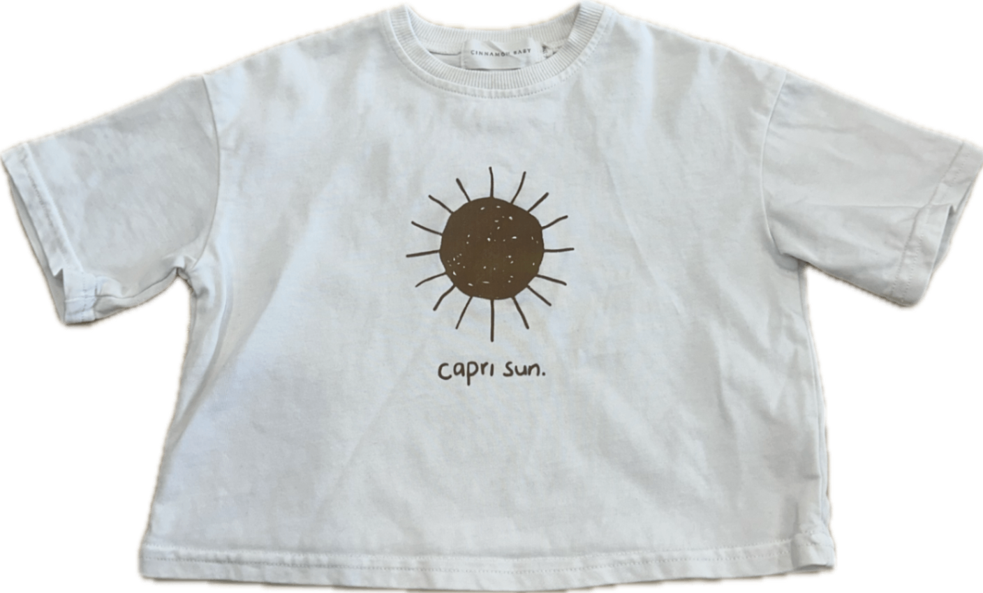 Cinnamon Baby T-Shirt, White, 1