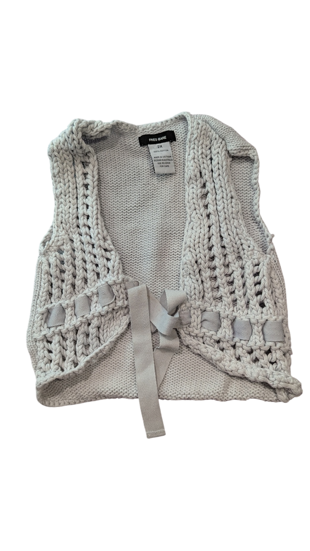 Fred Bare Vest, Blue/grey, 2