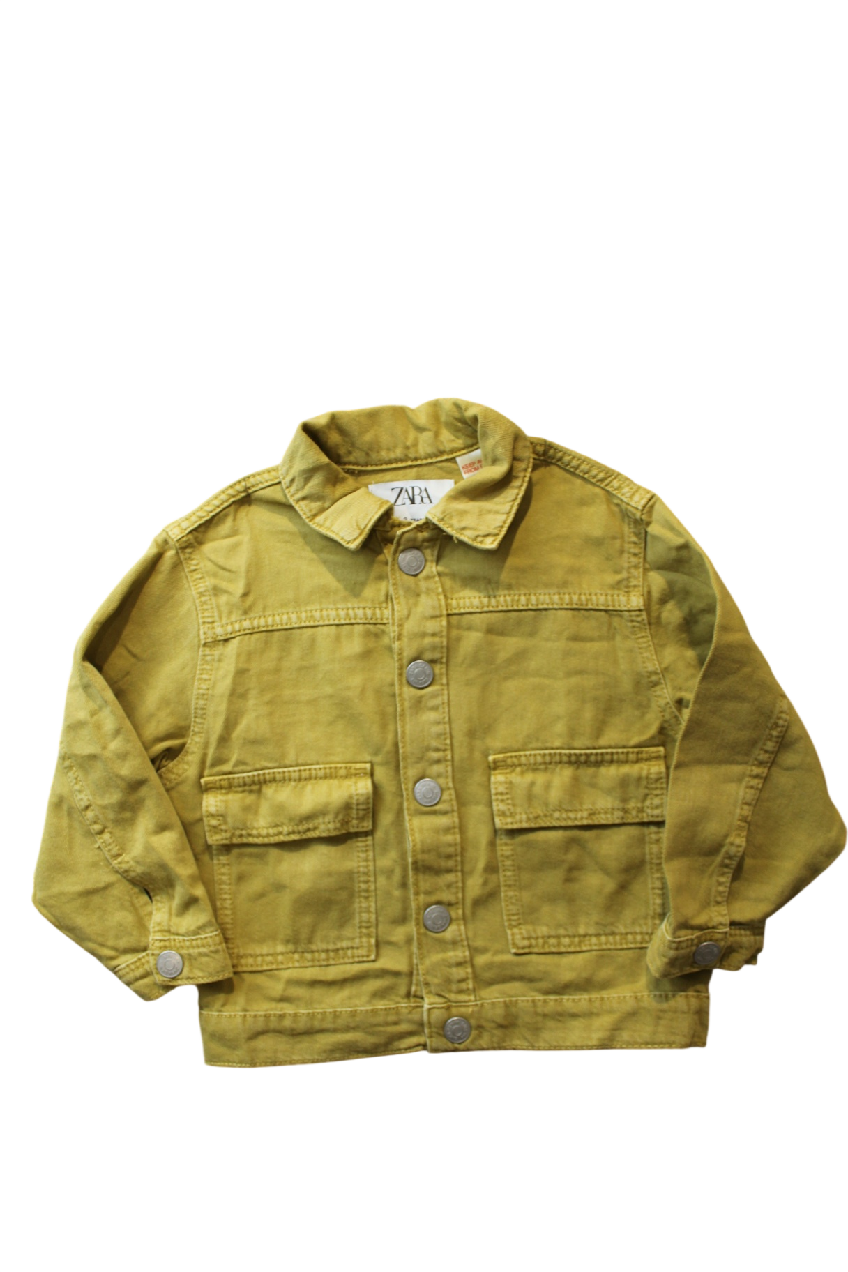 ZARA Jacket, Mustard Yellow, 2-3