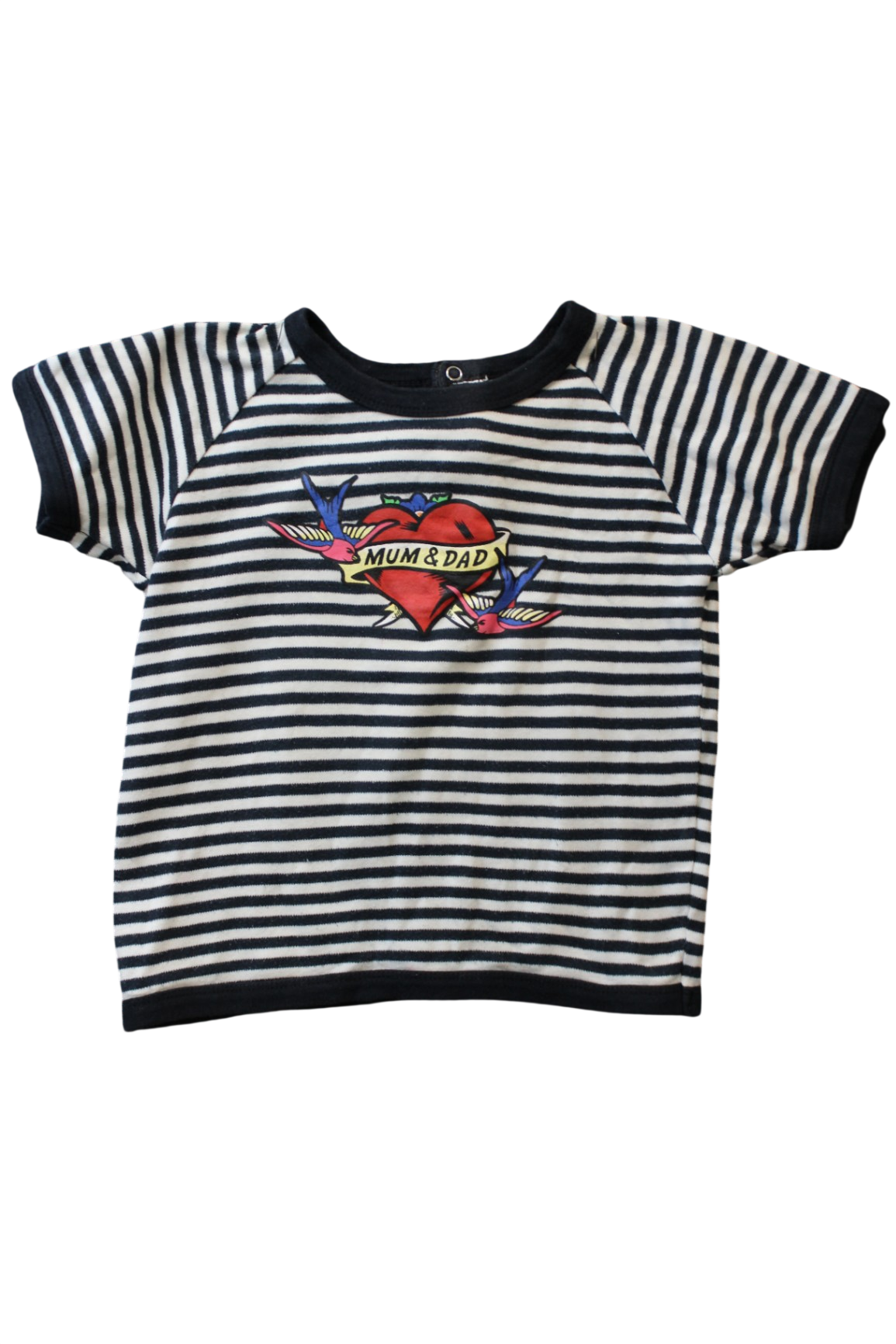 Rock Your Baby T-Shirt, Black and White, 4