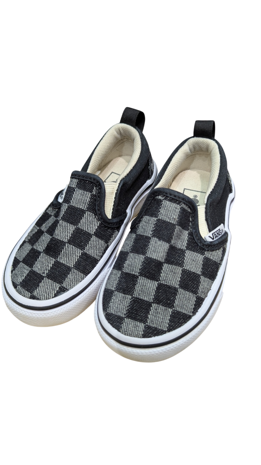 Vans Shoes, Black/Grey Check, EU 23