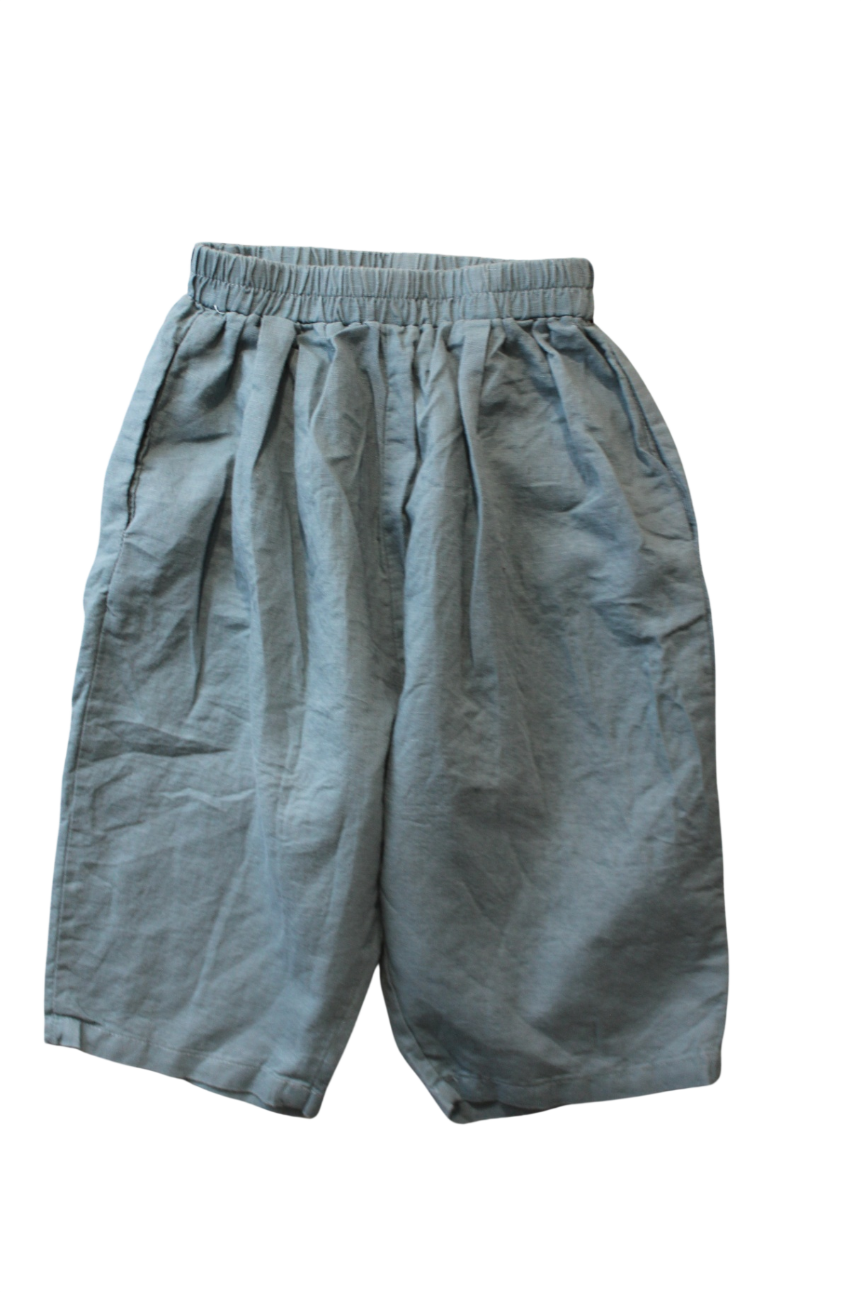 No label pants, Teal, 3-4