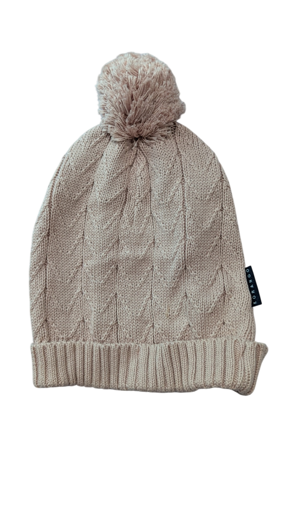 Korango Beanie, dusty pink, 2-4Y