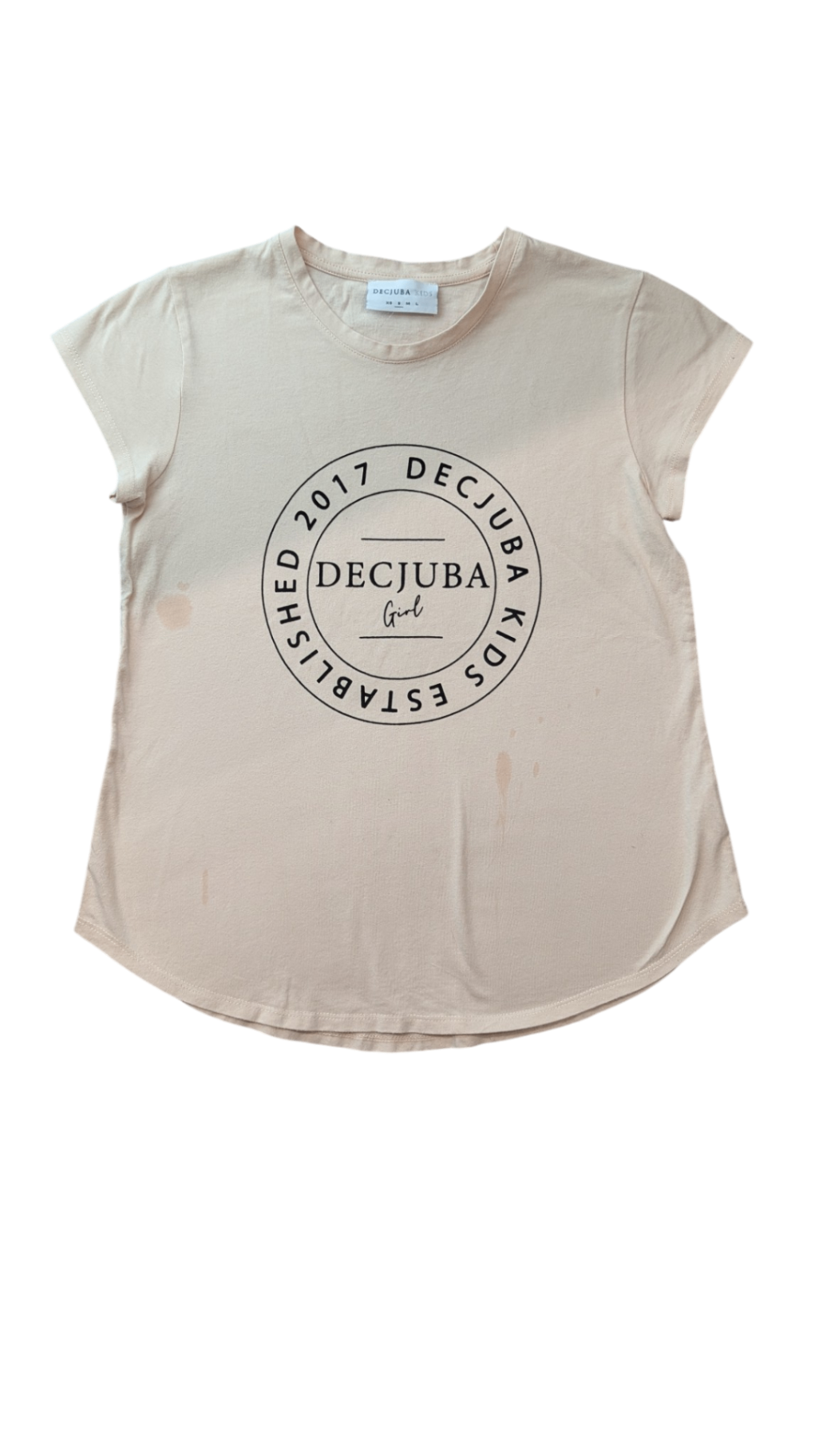 Decjuba Kids T-Shirt, Light Pink, S