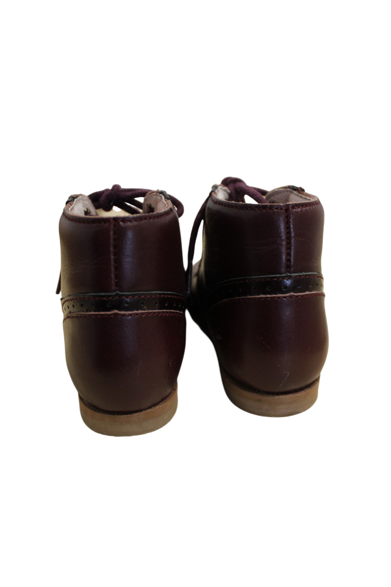 Jacadi Paris Shoes, Burgundy, US 6/EUR 23