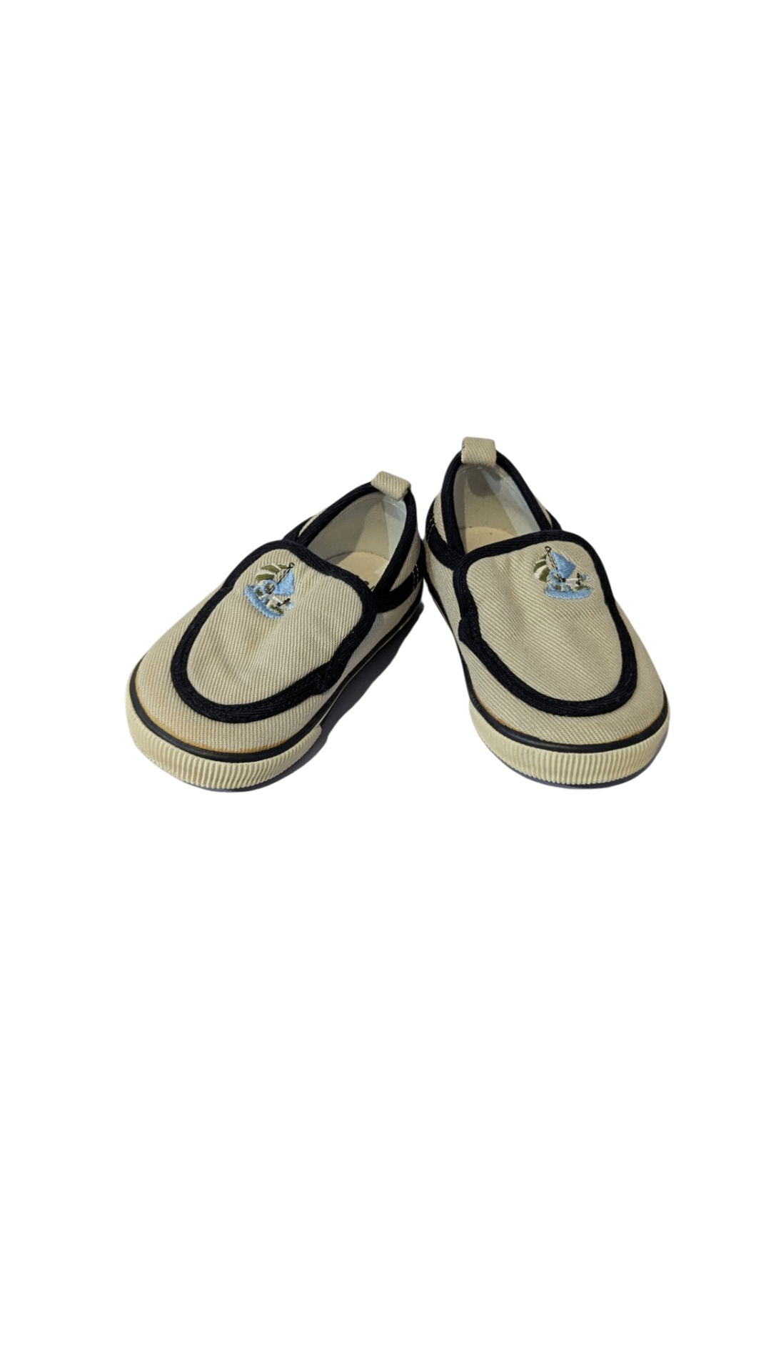 Sonia Rykiel Shoes, Cream and navy, US 6