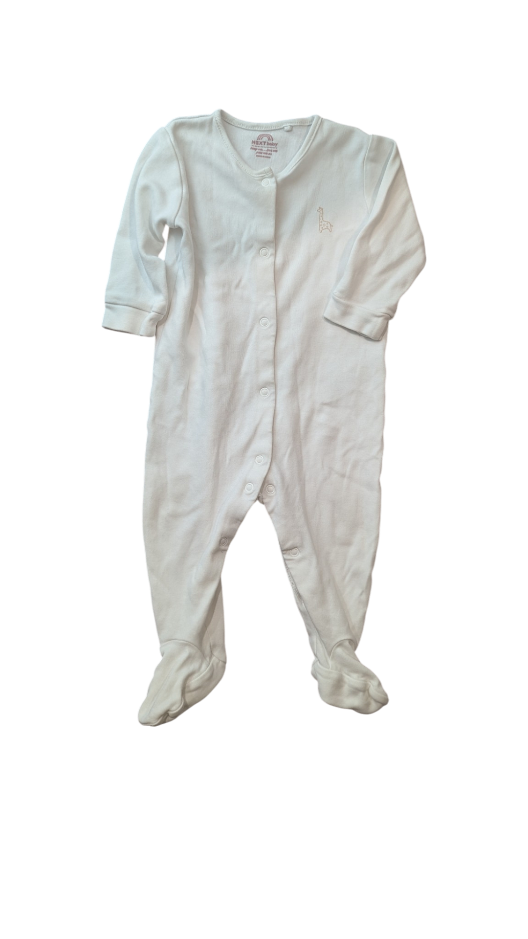 Next Baby Jumpsuit, White, 6-9M