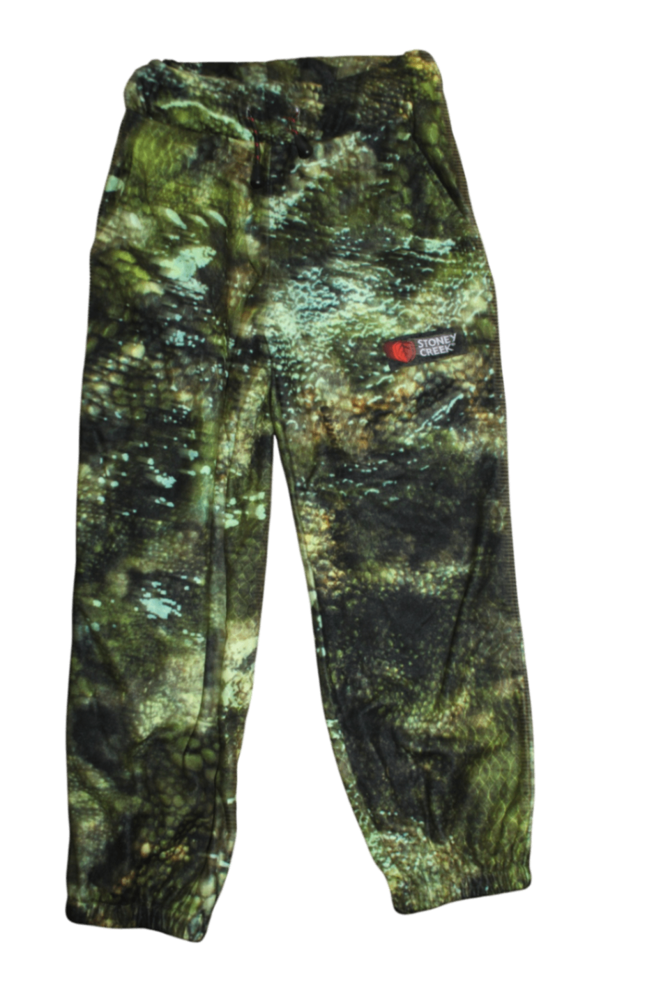 Stoney Creek Trackpants, Green camo, 6