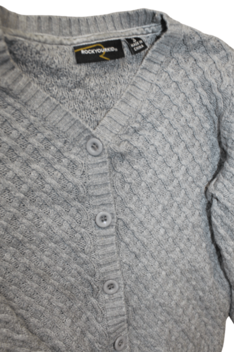 Rock Your Kid Knitwear, Grey, 3