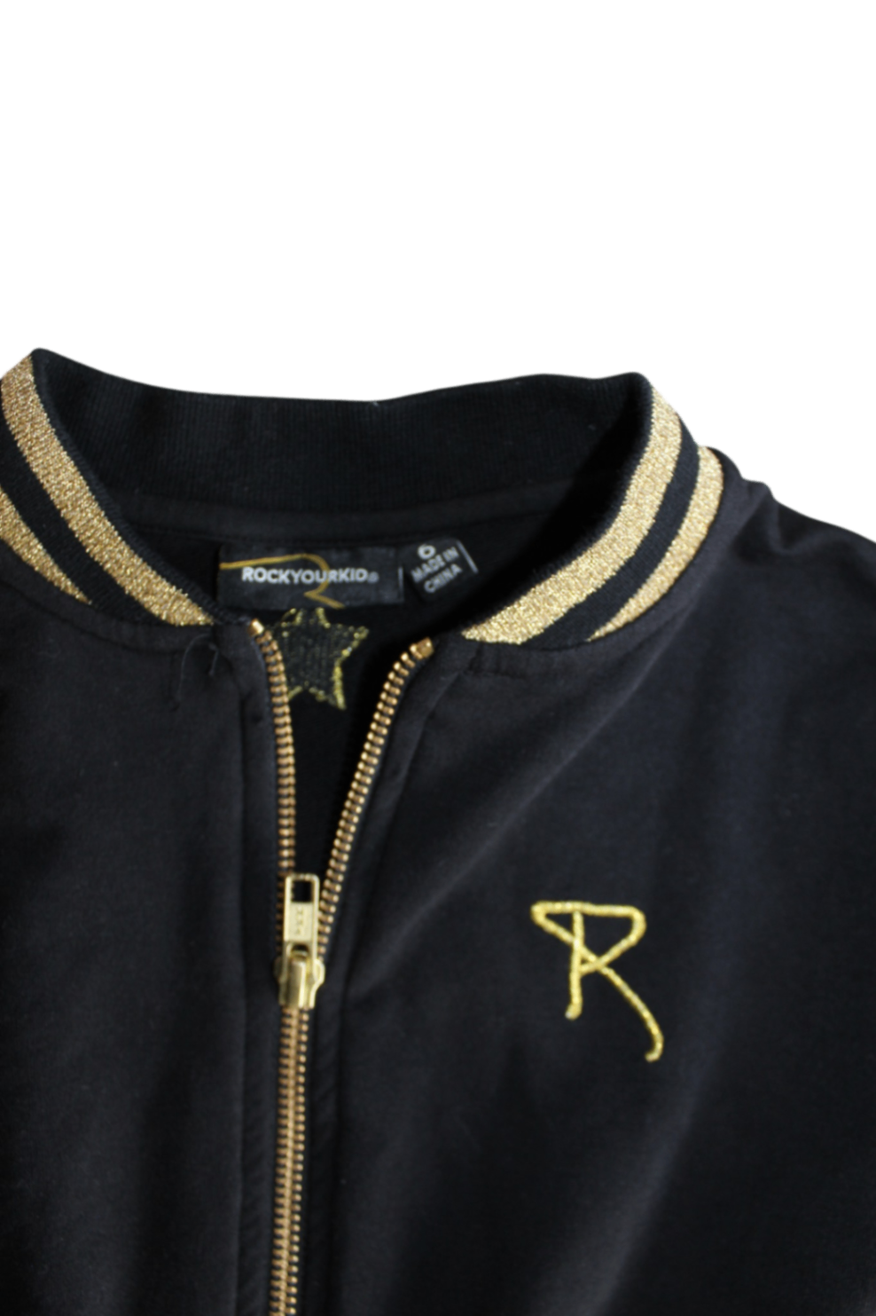 Rock Your Kid Boilersuit, Black, 6