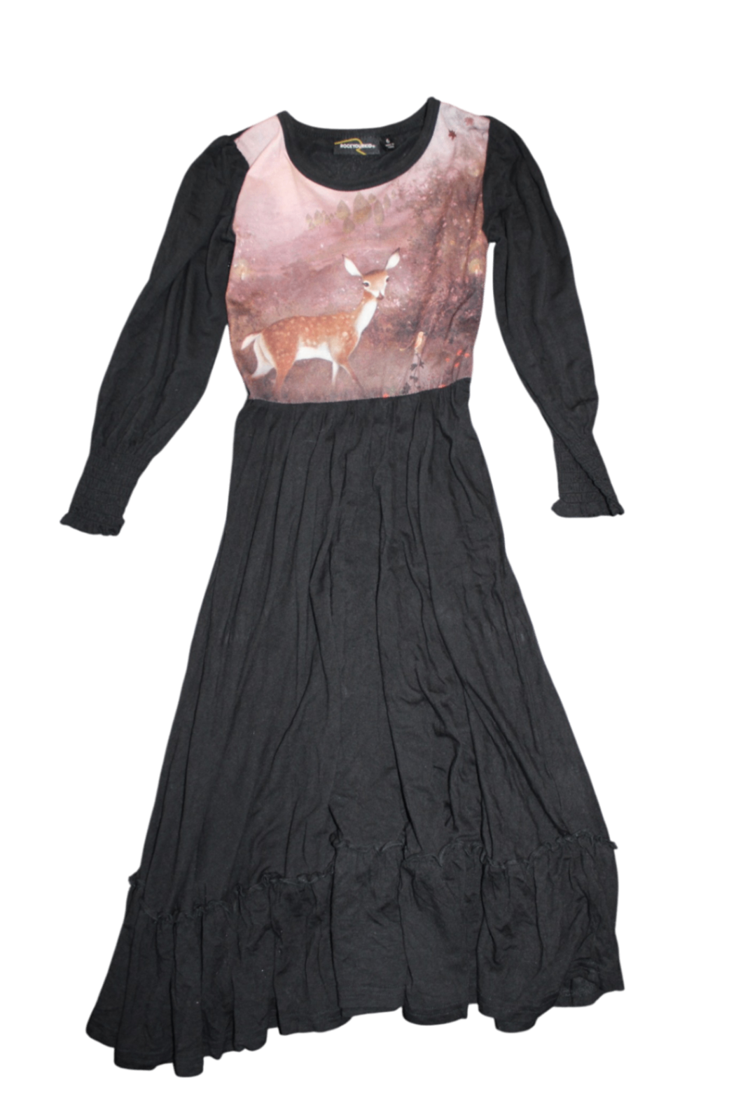 Rock Your Kid Dress, Black, 6