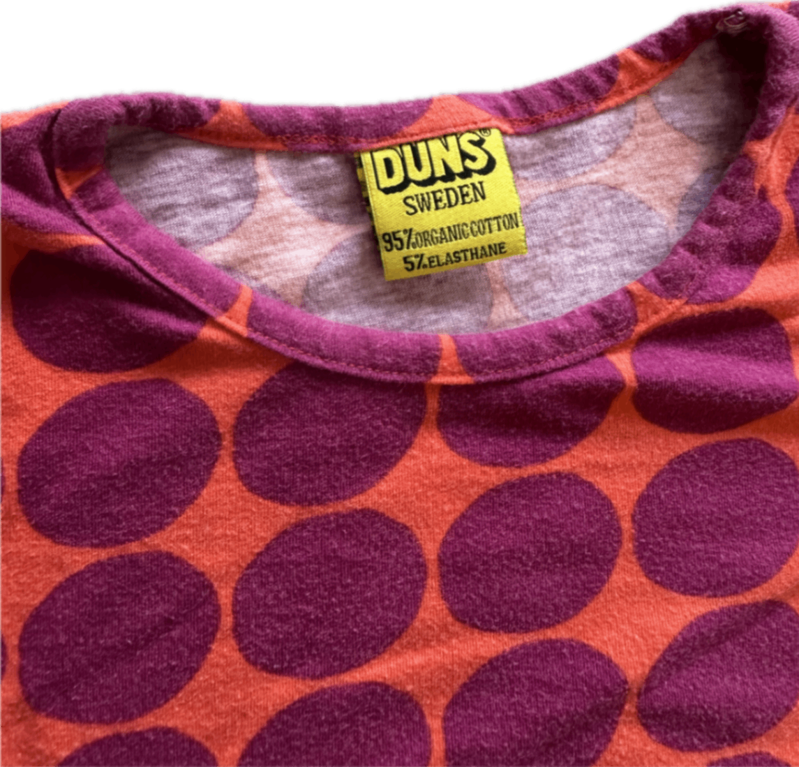 DUNS Sweden Long-Sleeve T-Shirt, Orange and Purple, 6