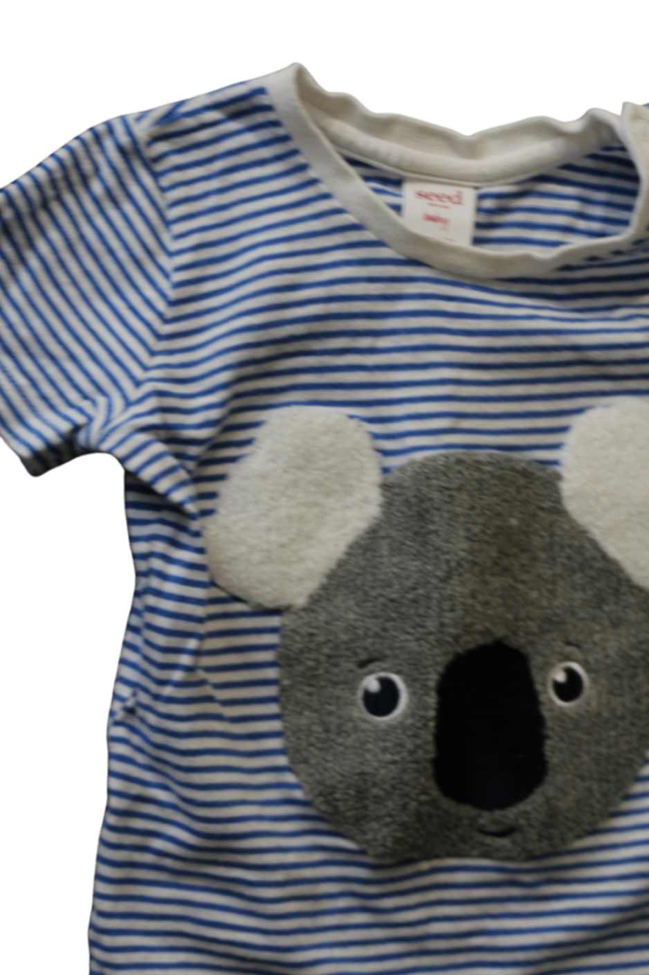 Seed Baby T-Shirt, blue stripe, 2