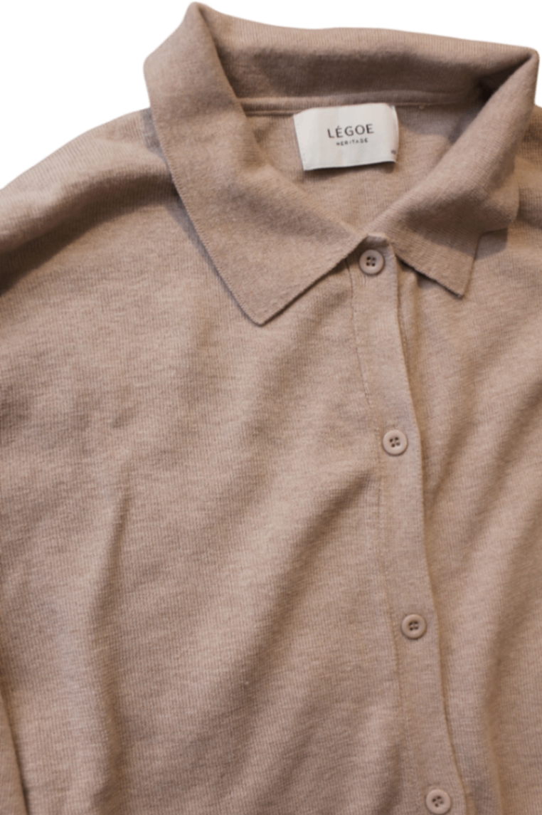 LÉGOE HERITAGE Maternity Knit, Beige, Extra small/8