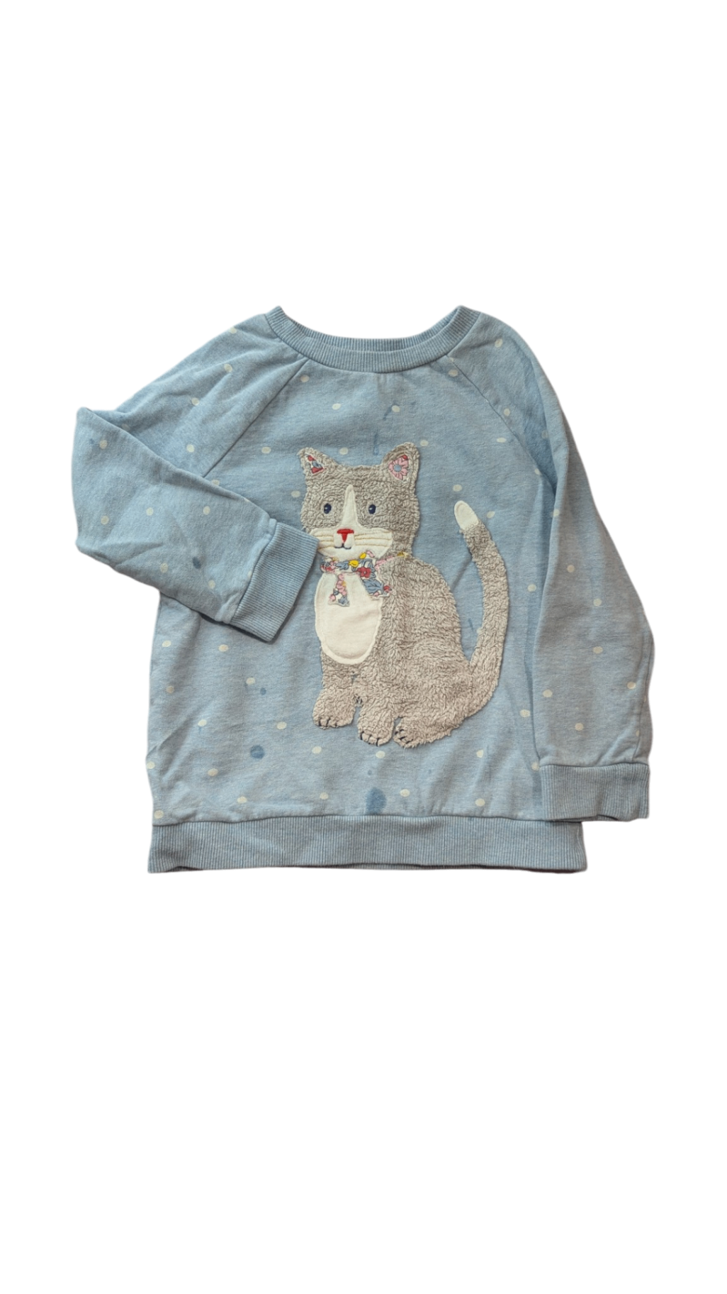 Mini Boden Jumper, Light Blue, 4-5
