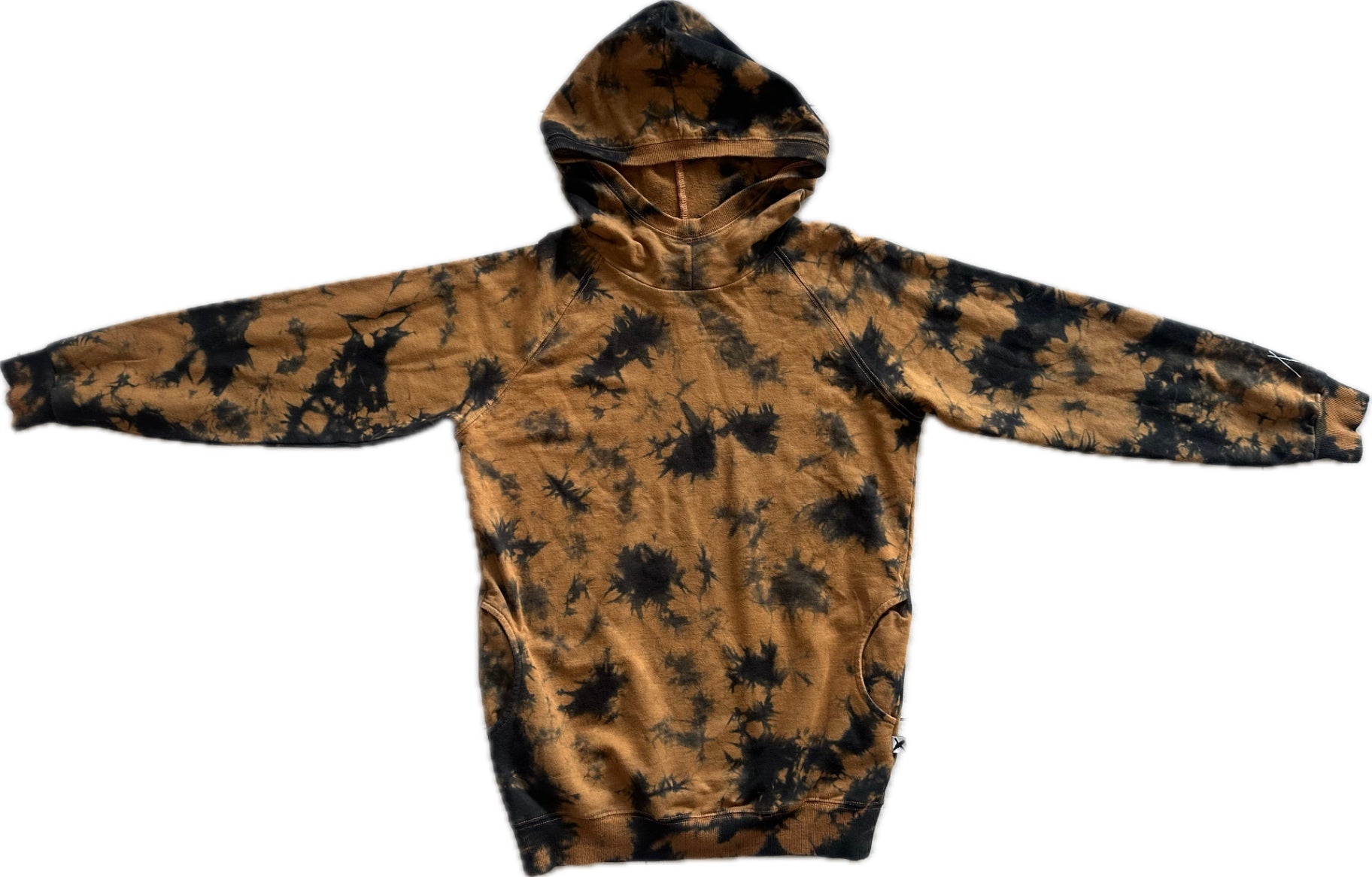 Minti Hoodie, Brown and black, 12