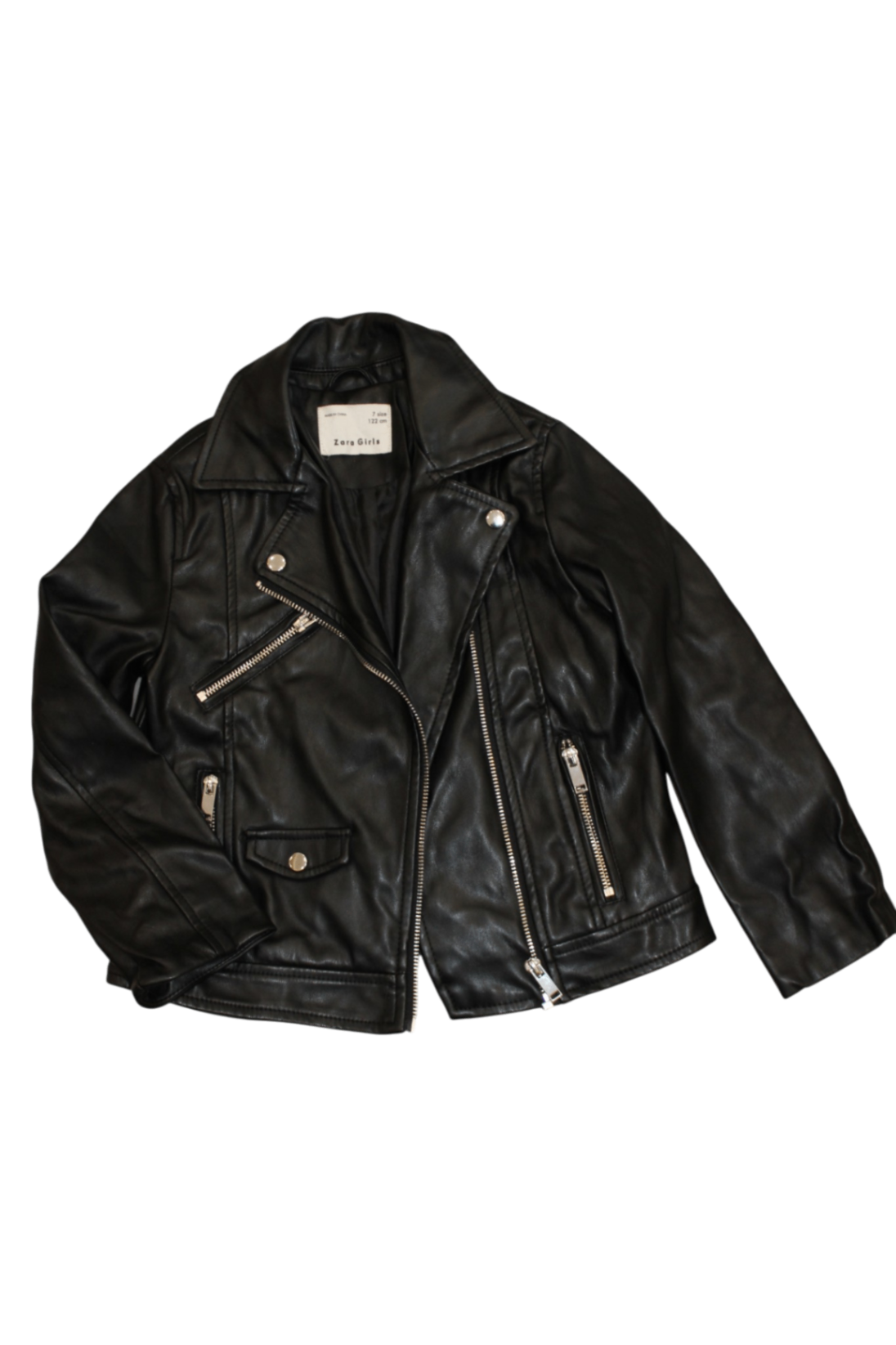 Zara Girls Jacket, Black, 7