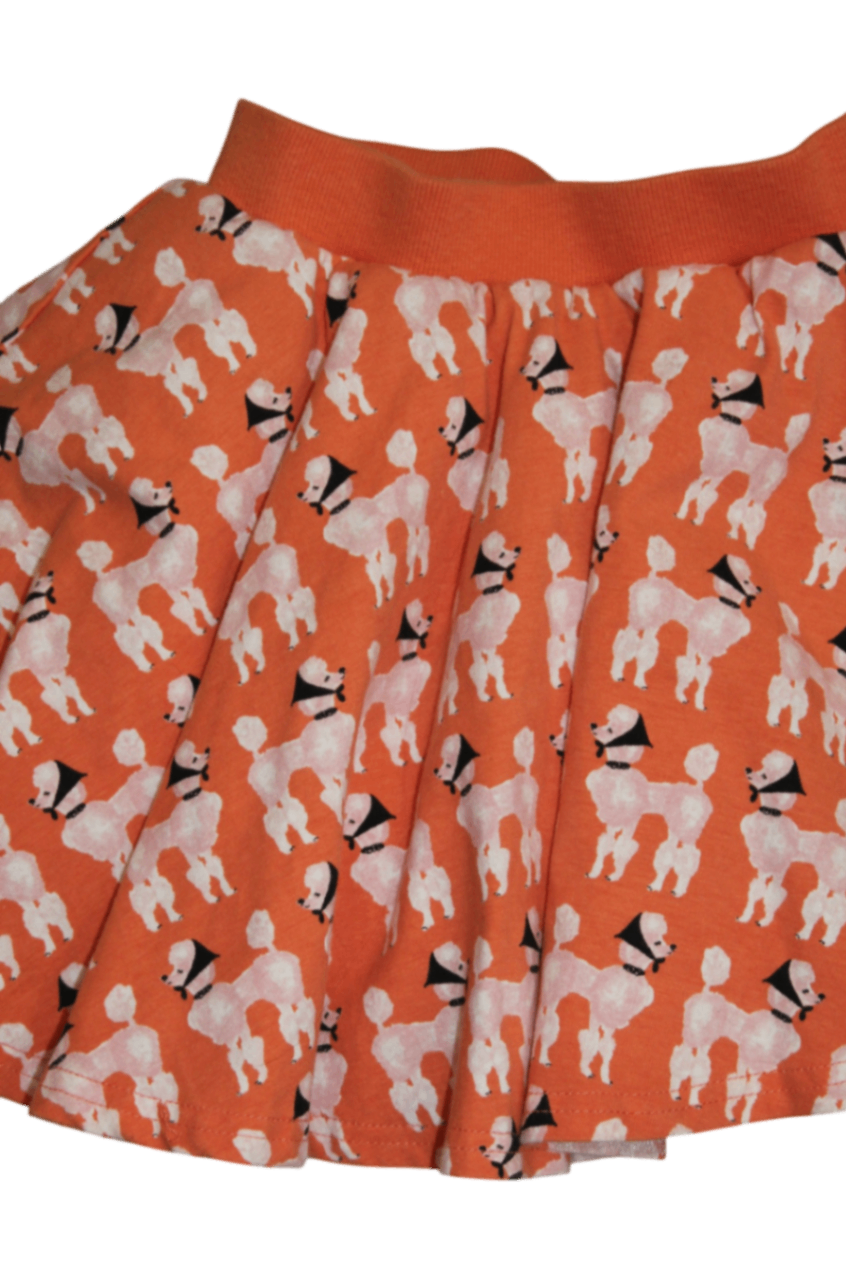 Rock Your Kid Skirt, Orange, 7