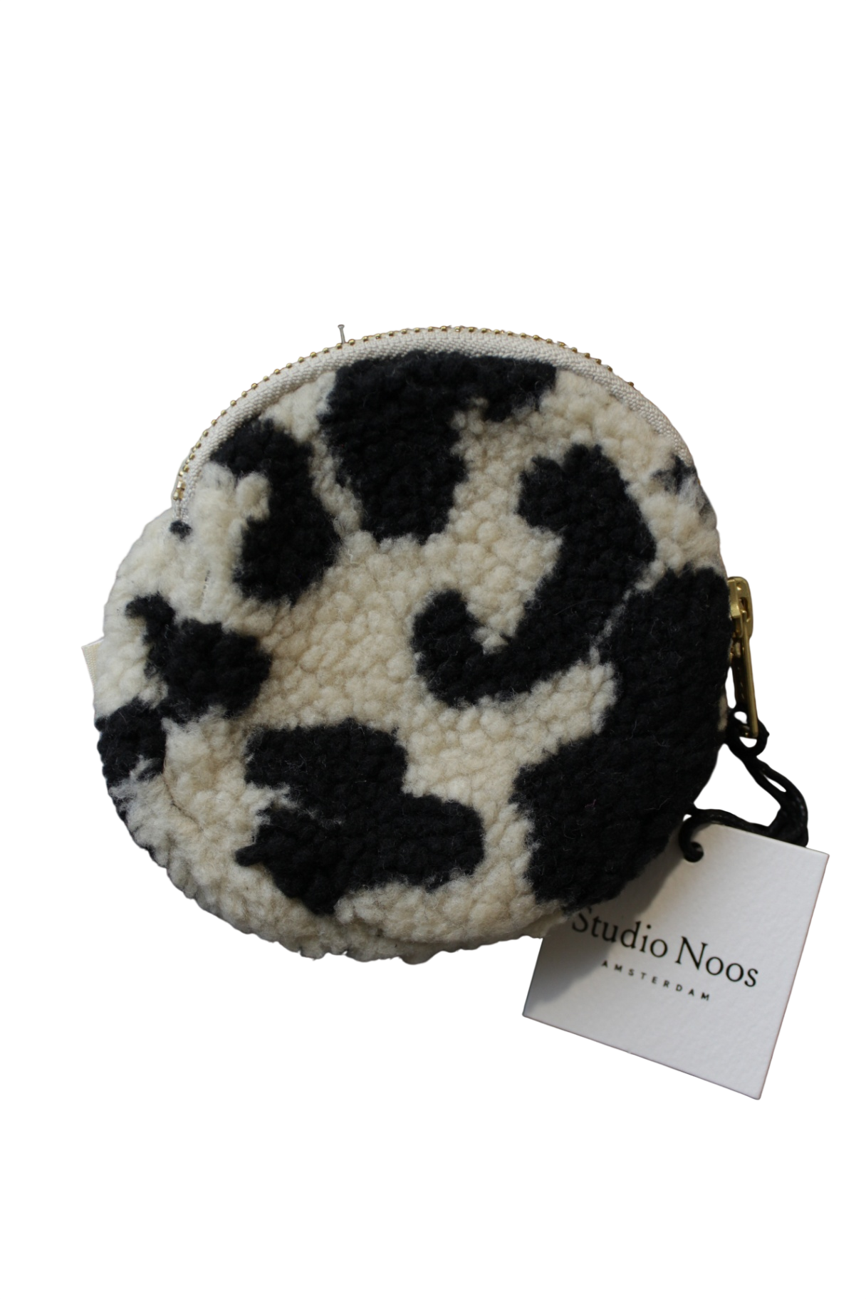 Studio Noos Purse, Black and cream, One Size