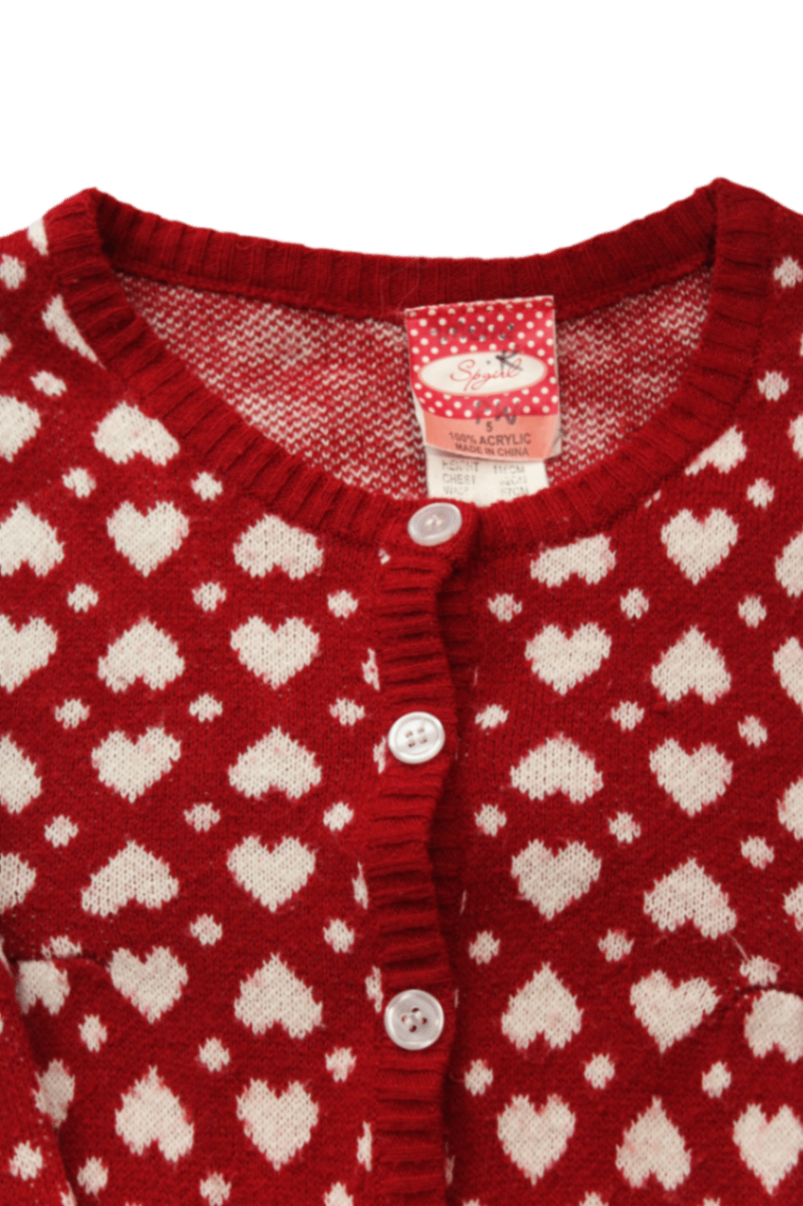 Unknown Cardigan, Red and white, 5