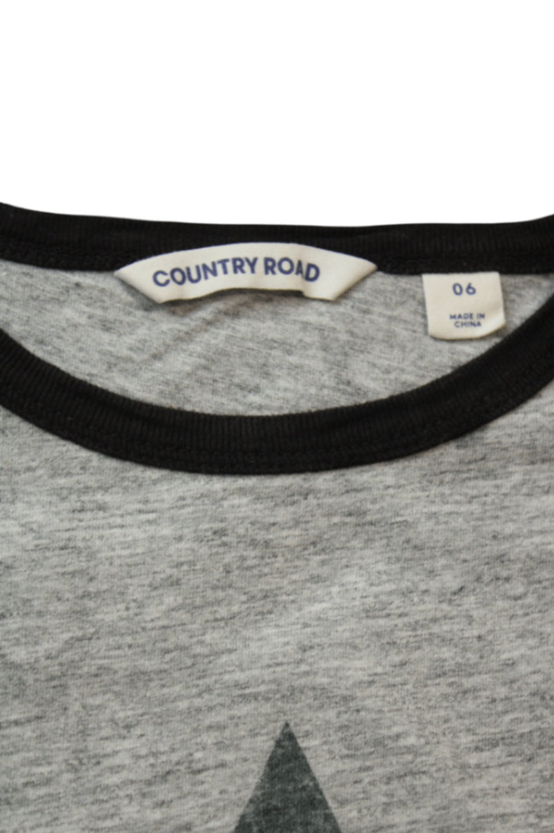 Country Road Long-Sleeve T-Shirt, Grey, 06