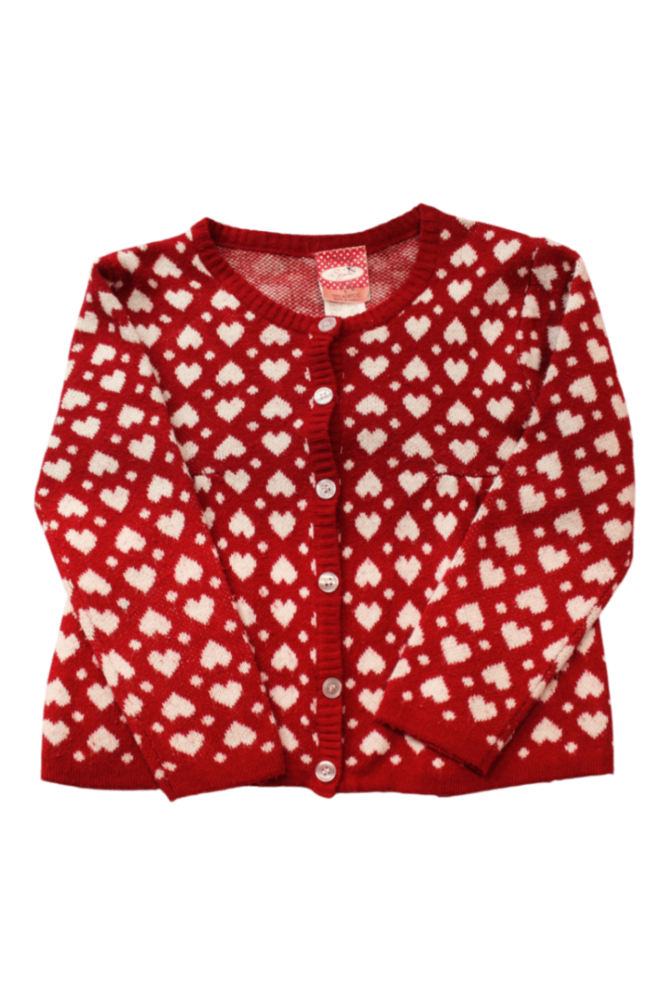 Unknown Cardigan, Red and white, 5
