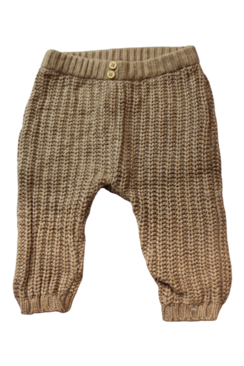 Wilson + Frenchy Knit Leggings, Brown, 00 / 3-6 months